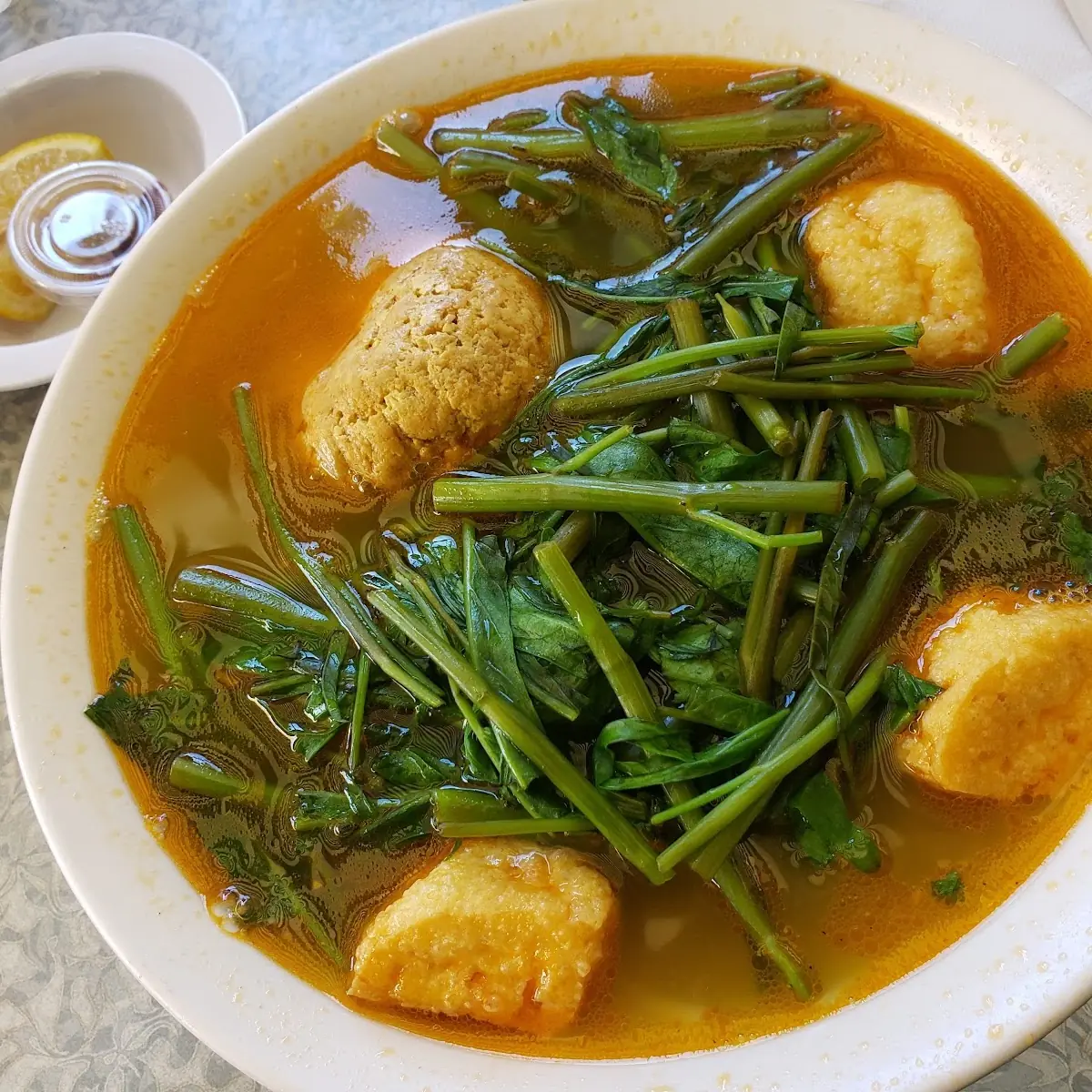 B5 Canh Bún Crab Cake Noodle Soup