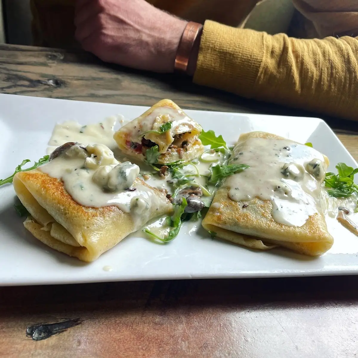 Fried Chicken Crepes