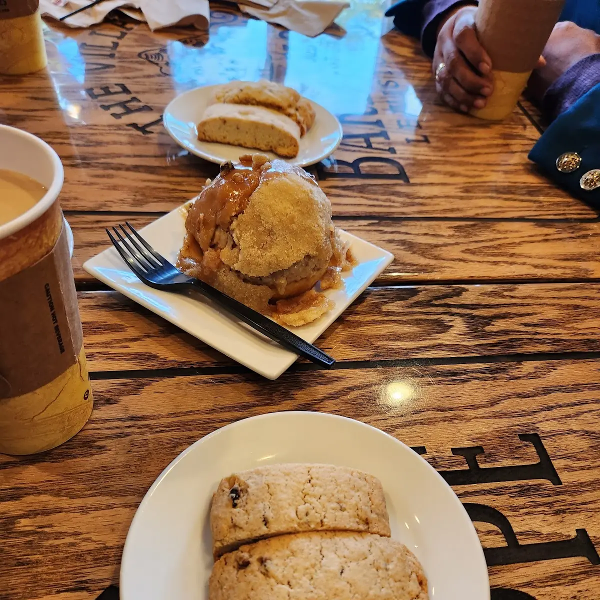 Mini Mile High Apple Pie and Biscotti