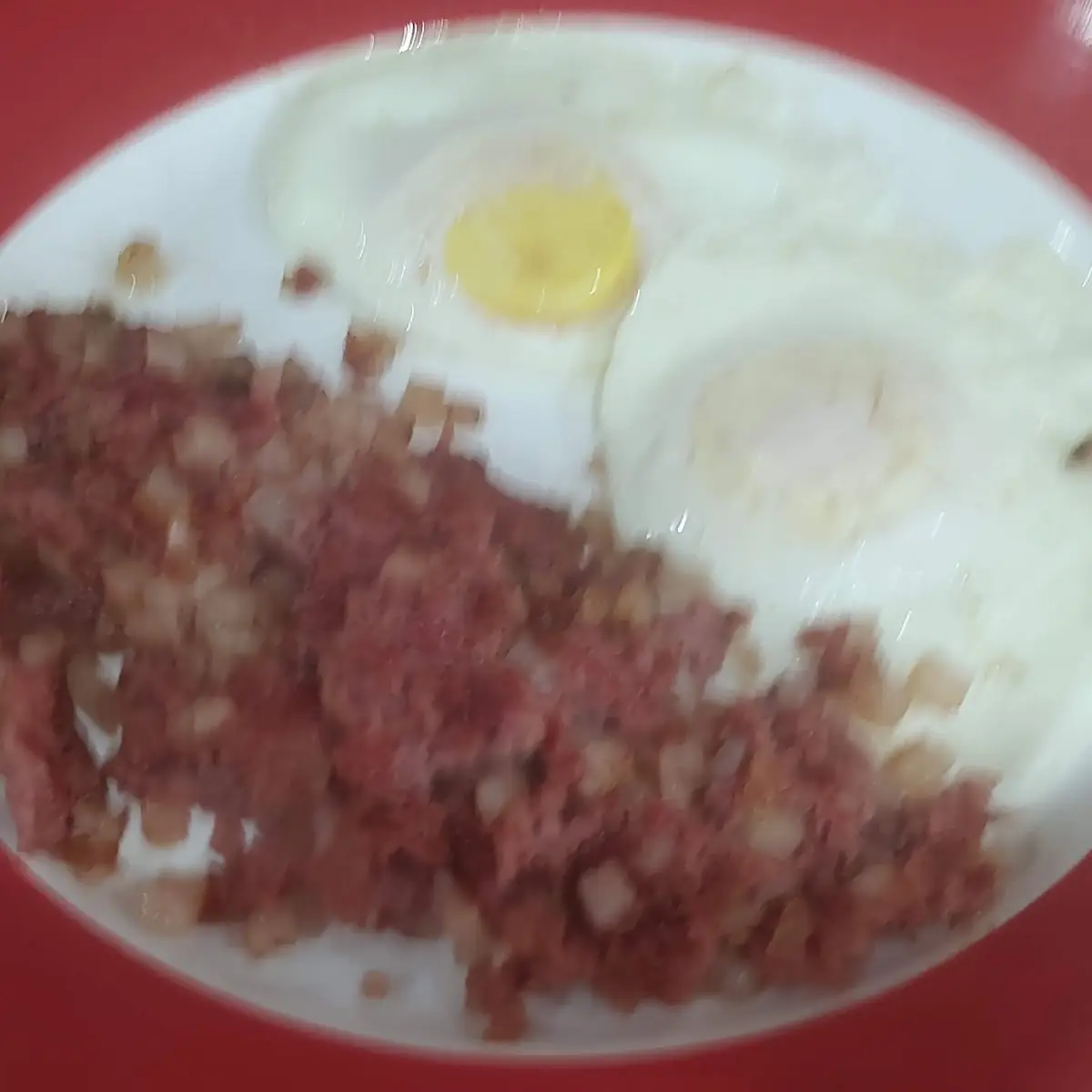 Eggs and Corned Beef Hash