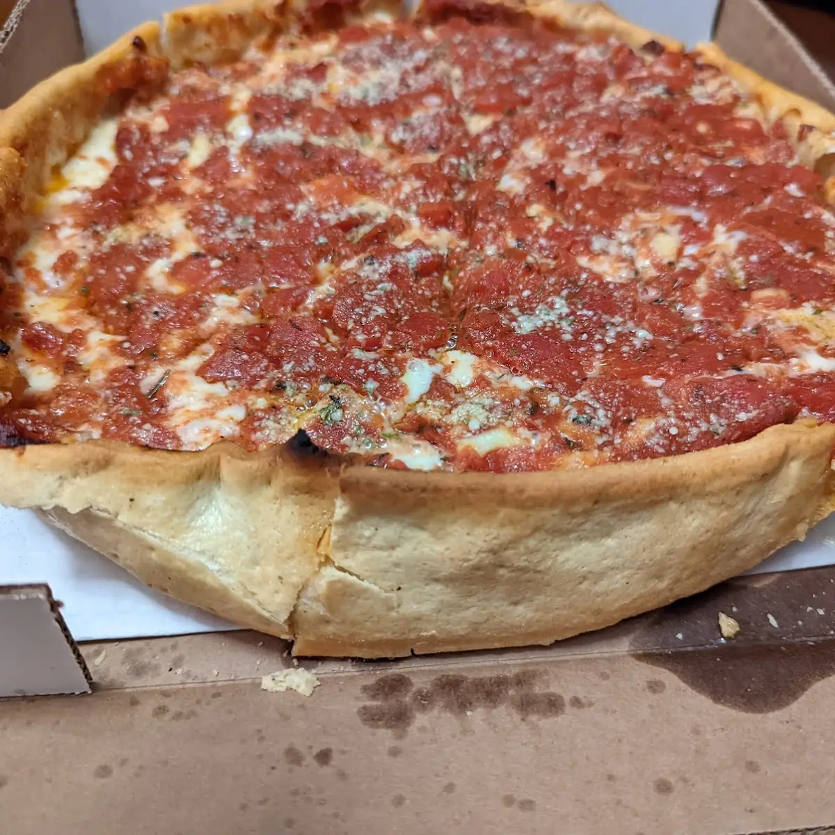 Deep Dish Cheese Pizza