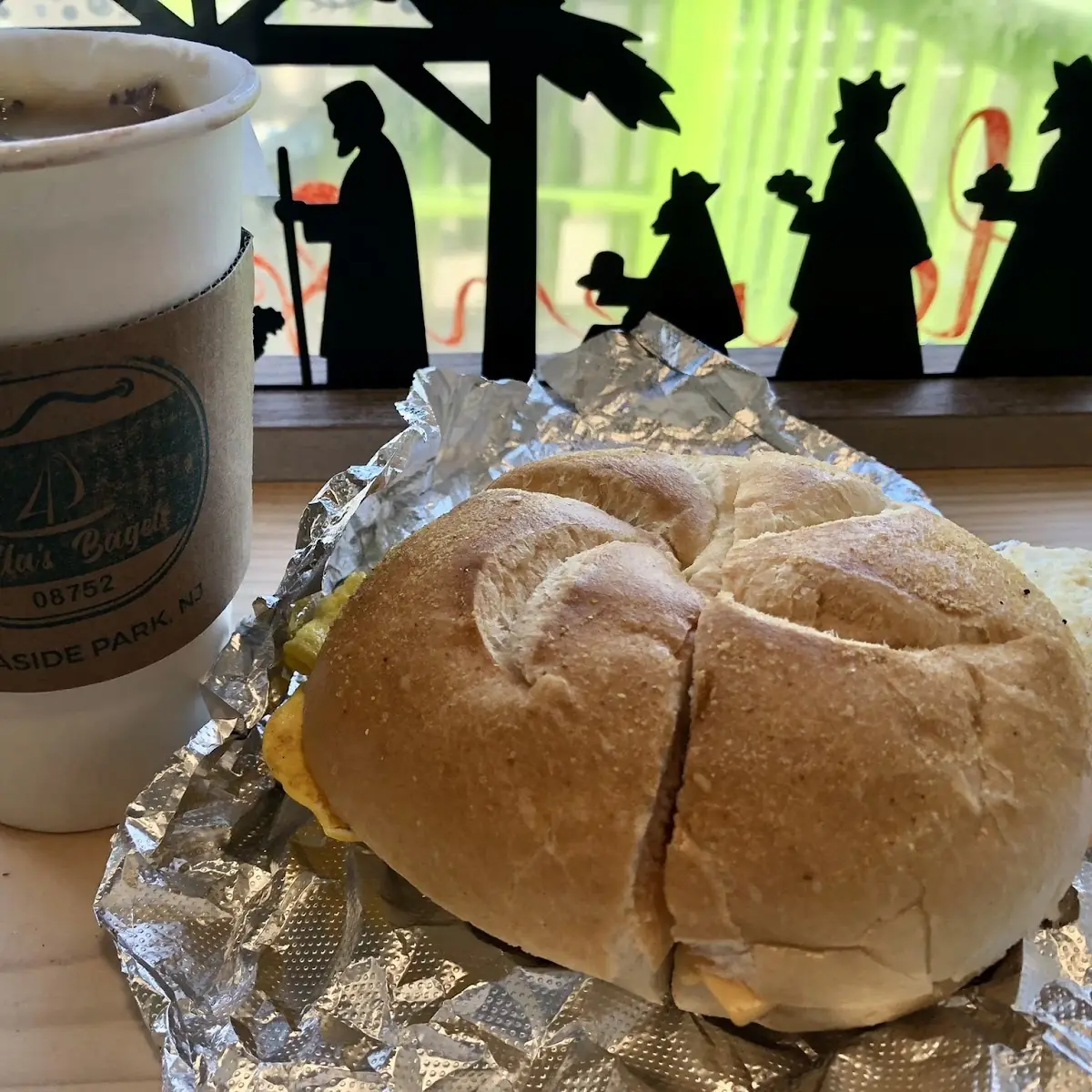 Egg & Cheese on a Hard Roll