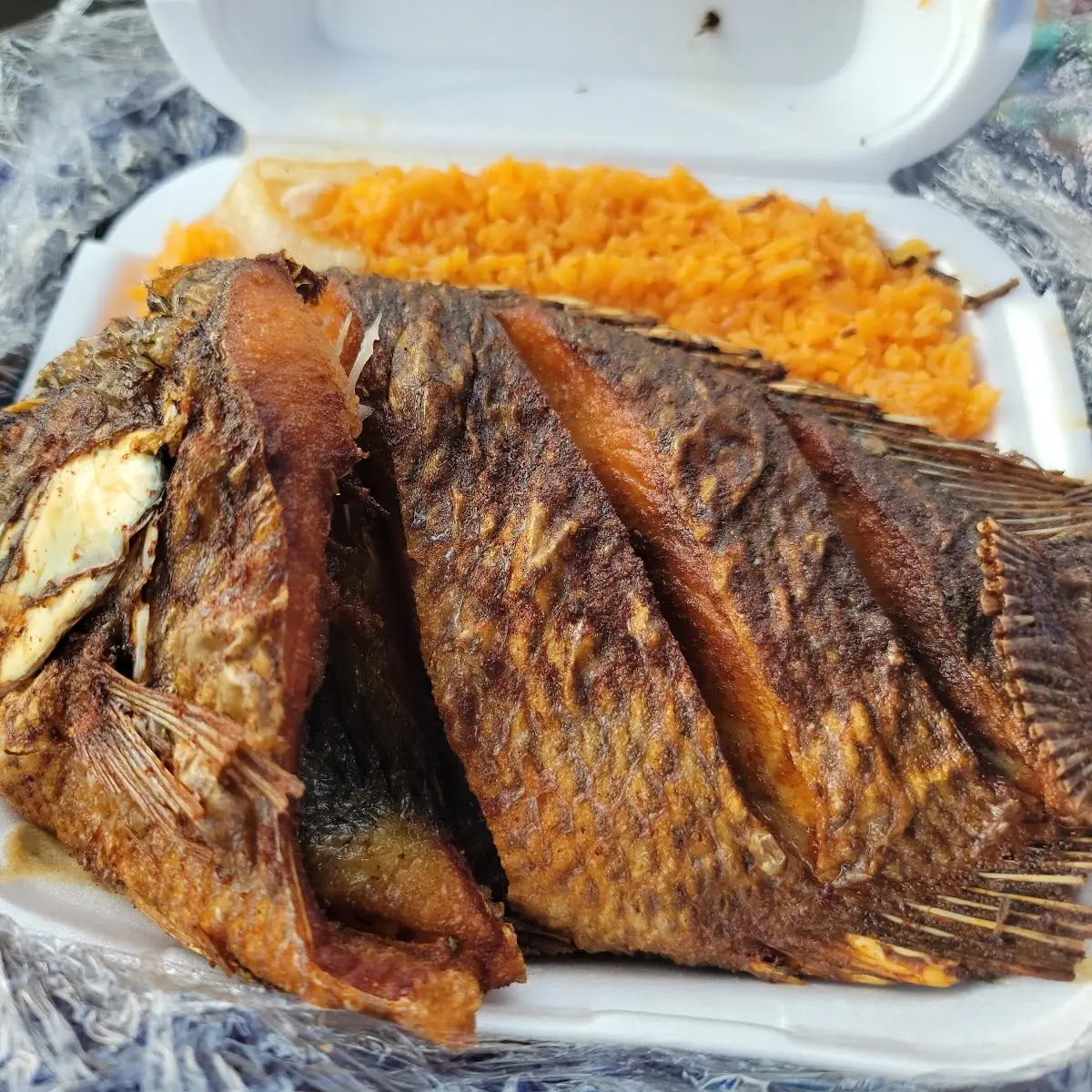 Fried Fish with Rice