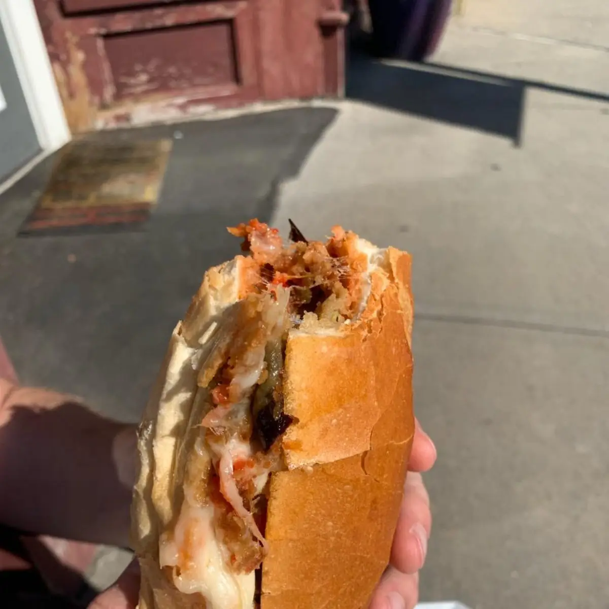 Large Eggplant Parmesan Grinder