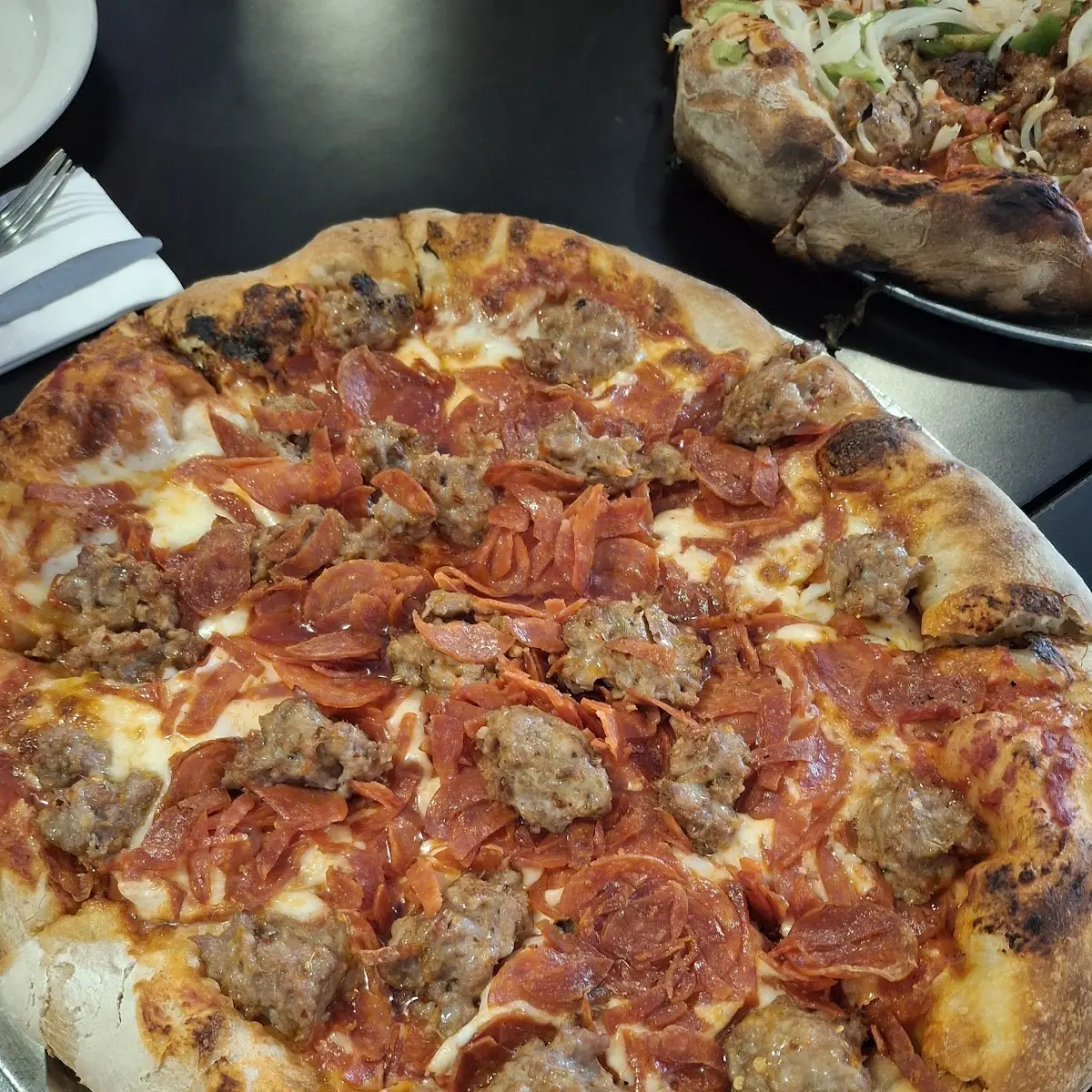 Large Pizza Pepperoni and Sausage