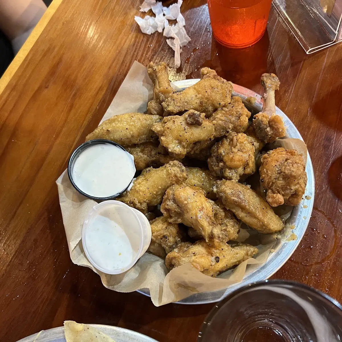 Garlic Parmesan Bone in Wings