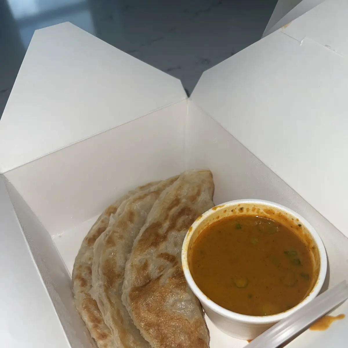 Yellow Curry and Roti