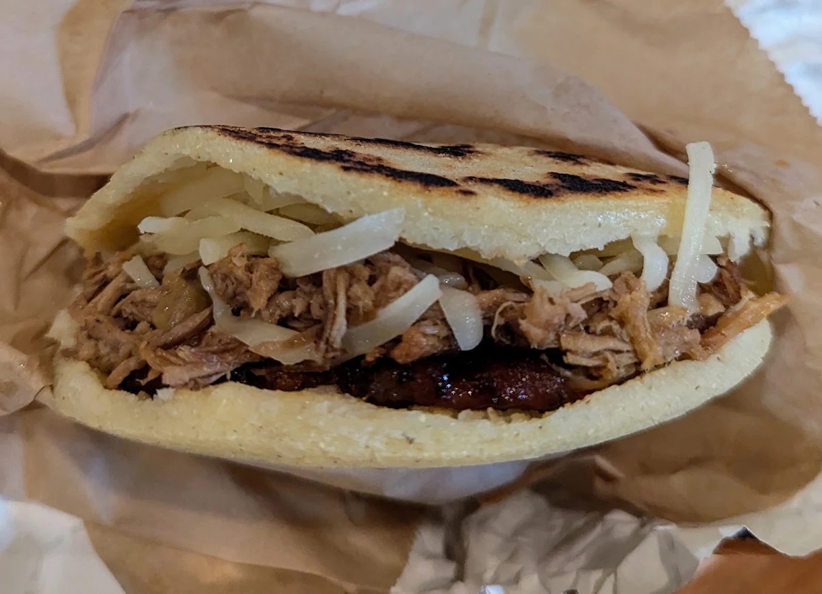 Gluten Free Chicken Cheese Arepa