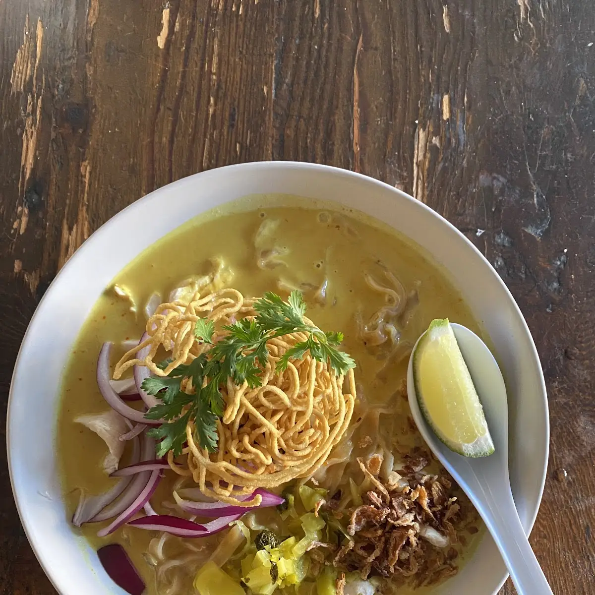 Chicken Curry Noodle Khoa Soi