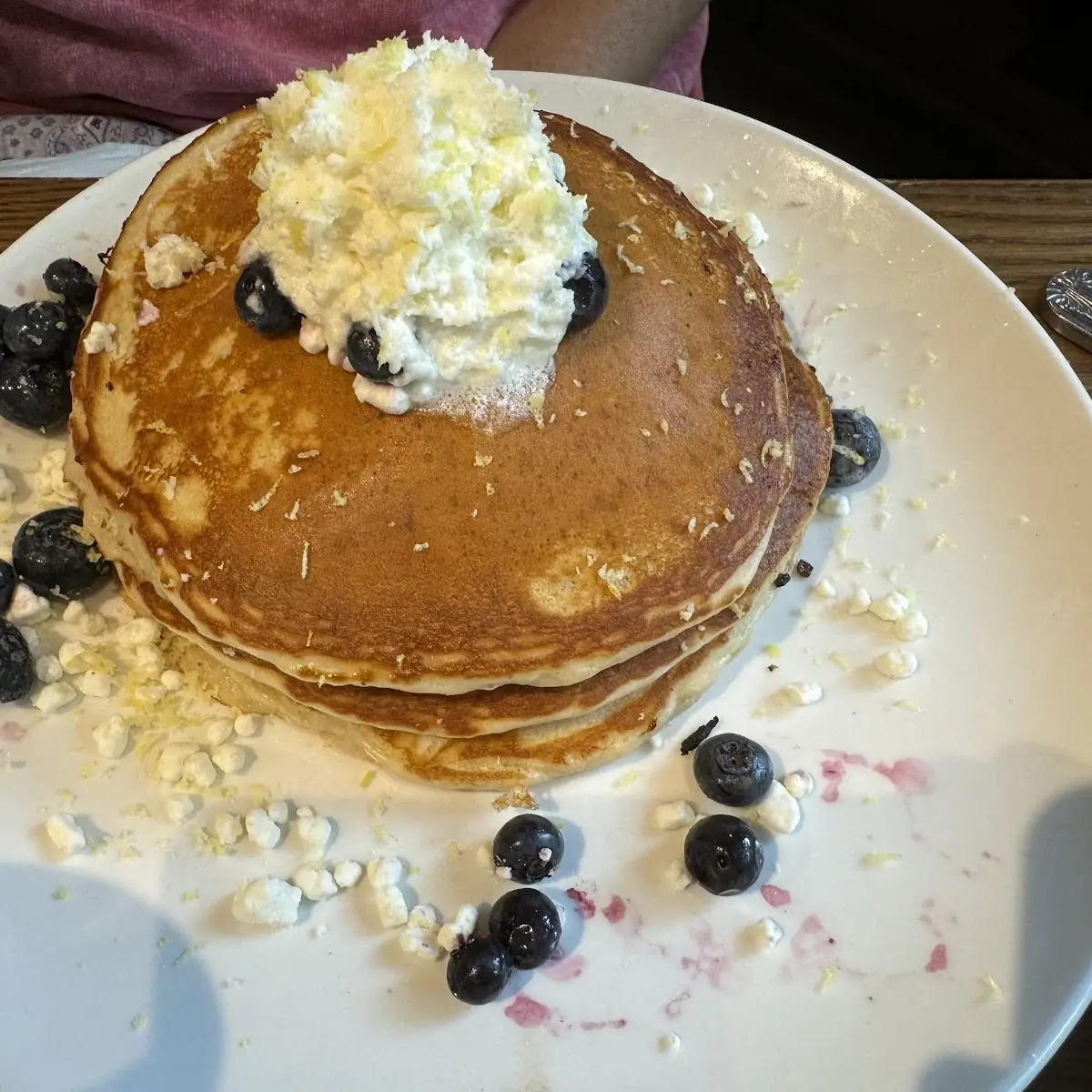 Lemon Blueberry Pancakes