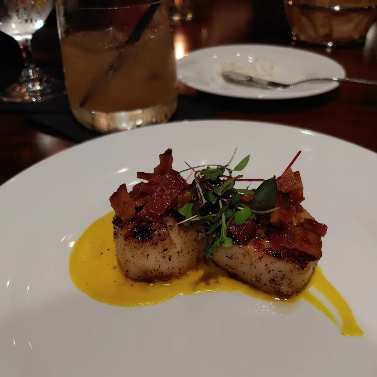 Scallops with Garlic Sauce