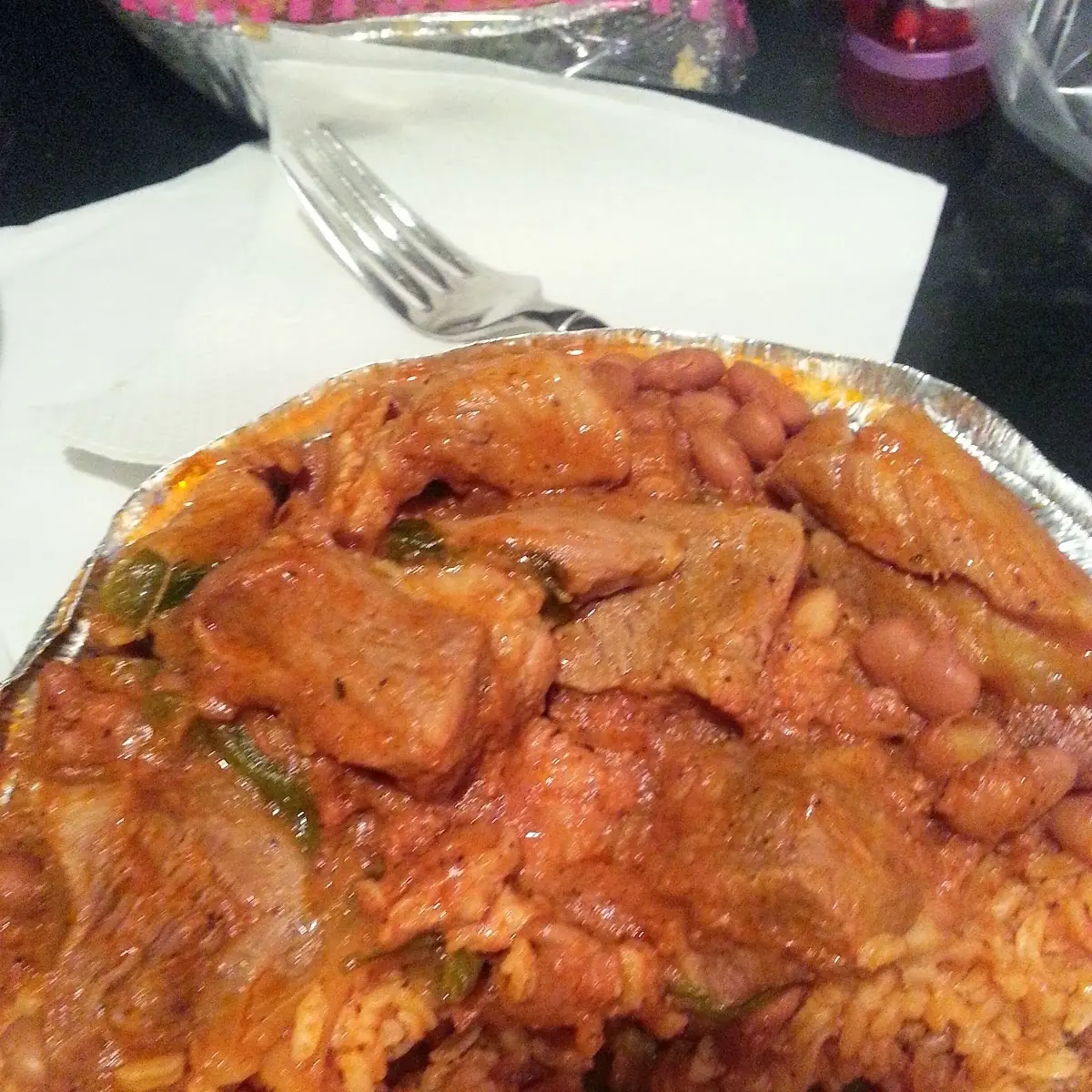 Oxtail with Rice and Beans