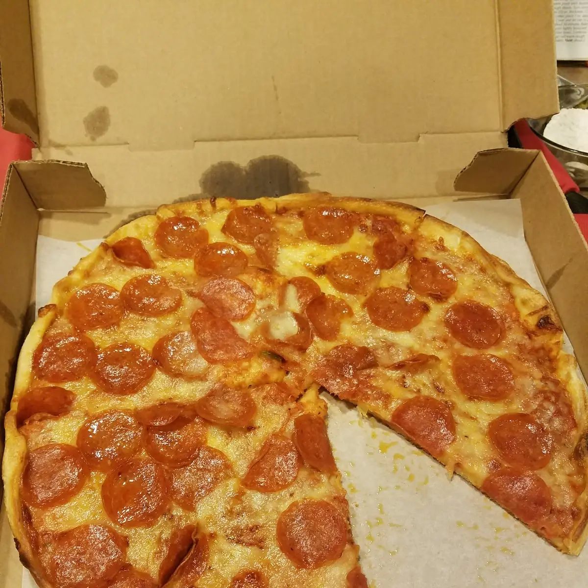 Paper Thin Dried Out Pizza