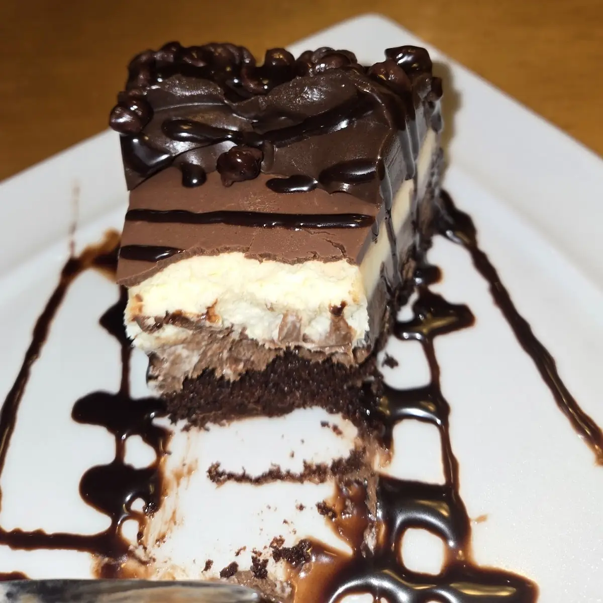 Chocolate Brownie Lasagna