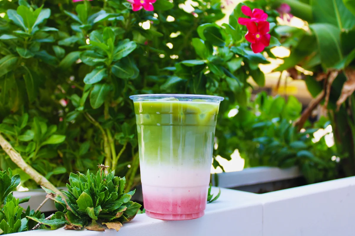 Strawberry Matcha Latte