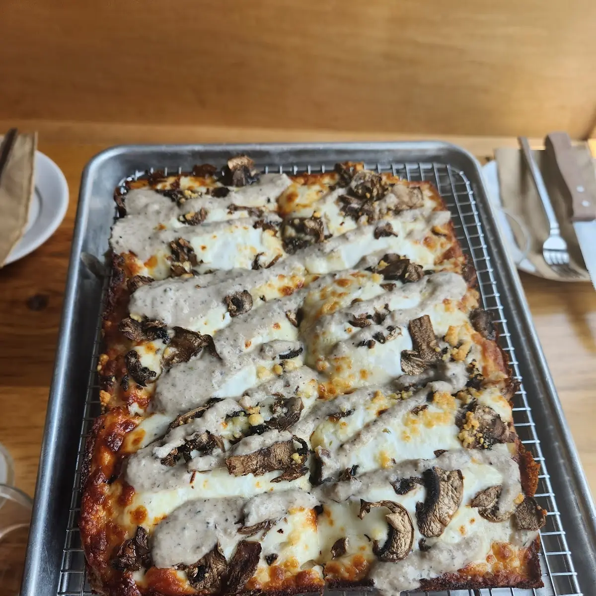 Mushroom Pizza