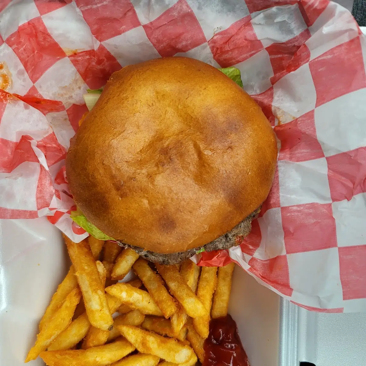 Burger on Fire Beef