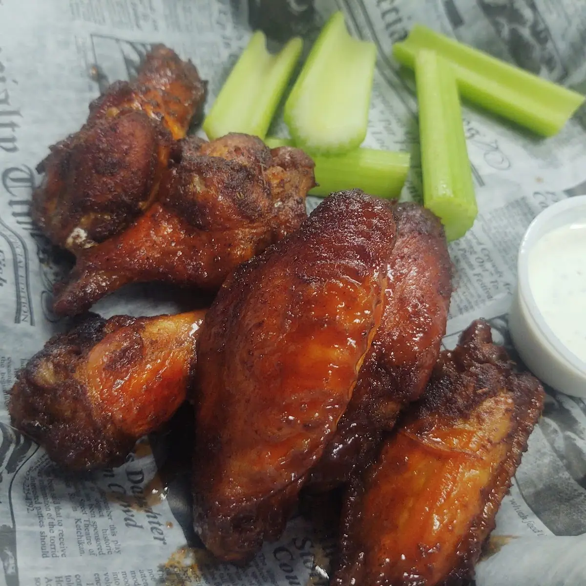Bone-In Chicken Wings Hot Spicy Mix