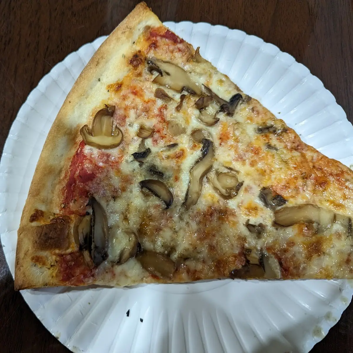 Mushroom Pizza Slice