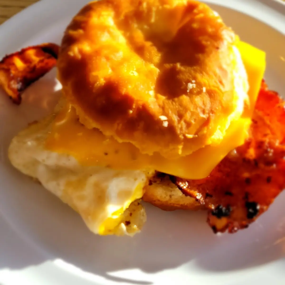 Bacon Egg and Cheese Biscuit