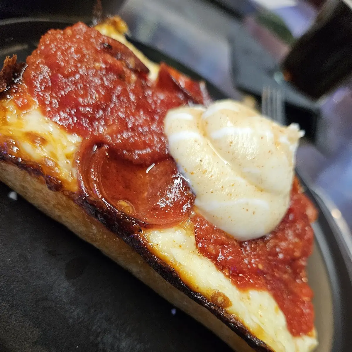 Detroit Hot Pepperoni Pizza