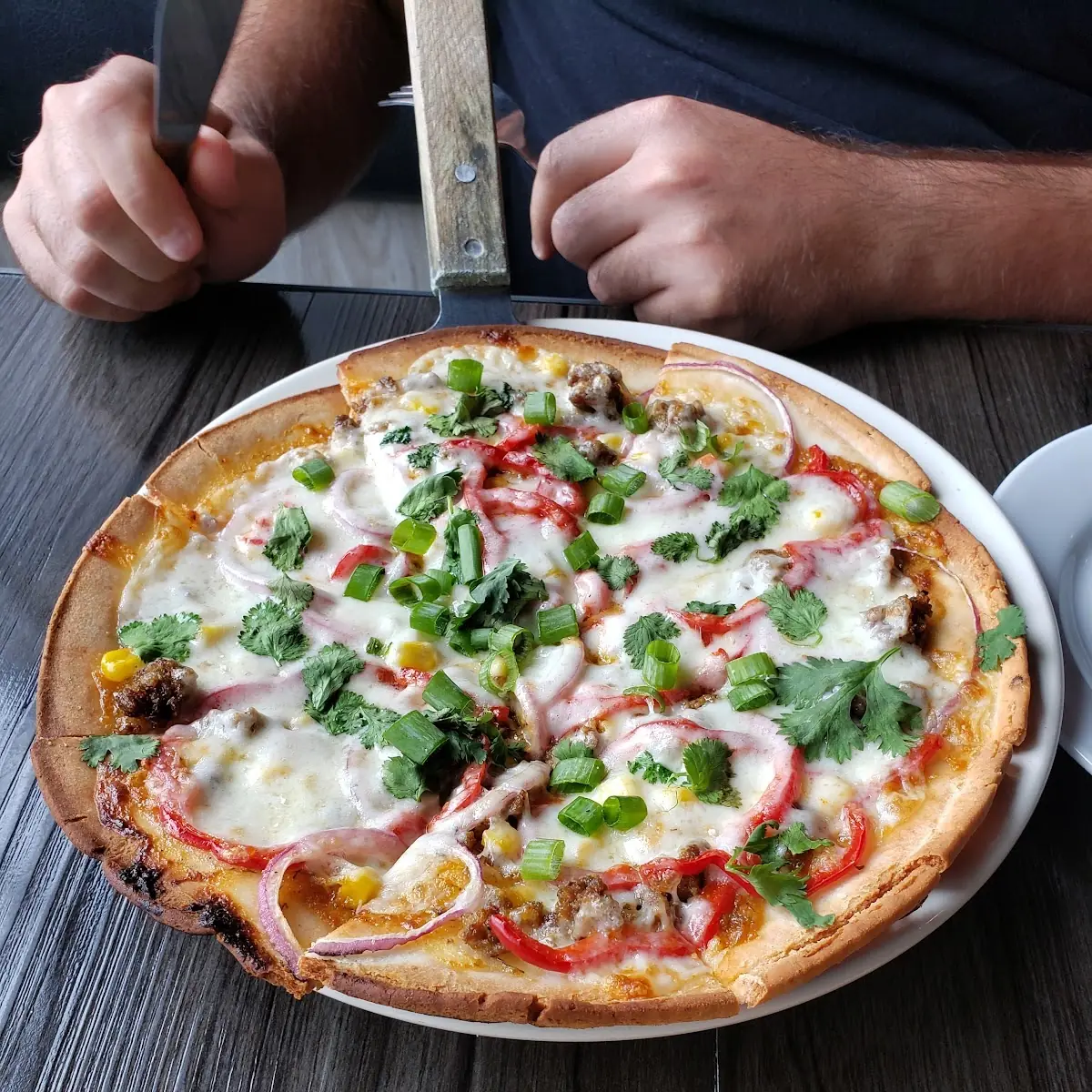 Holy Hellfire Pizza