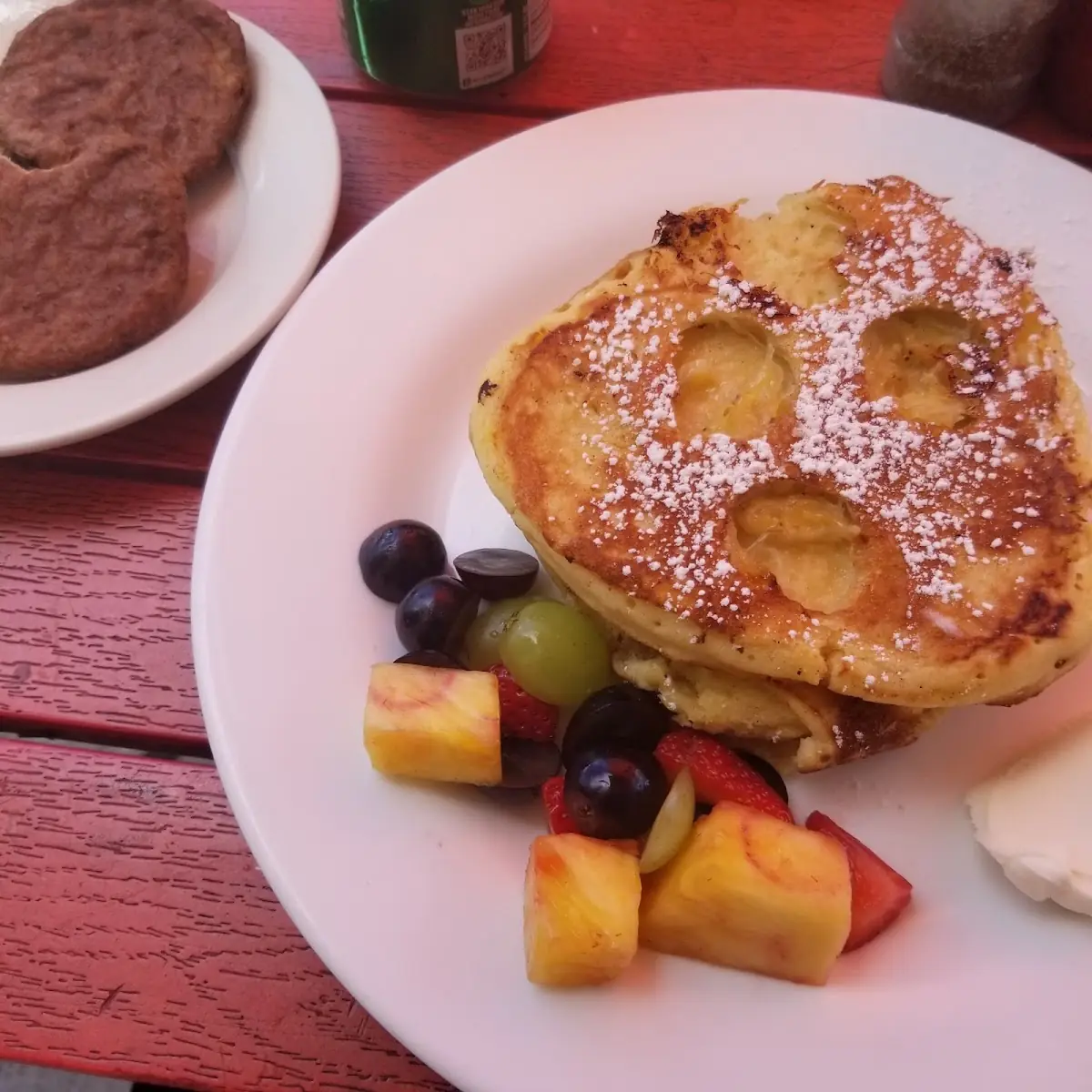 Banana Pancakes Con Fruta