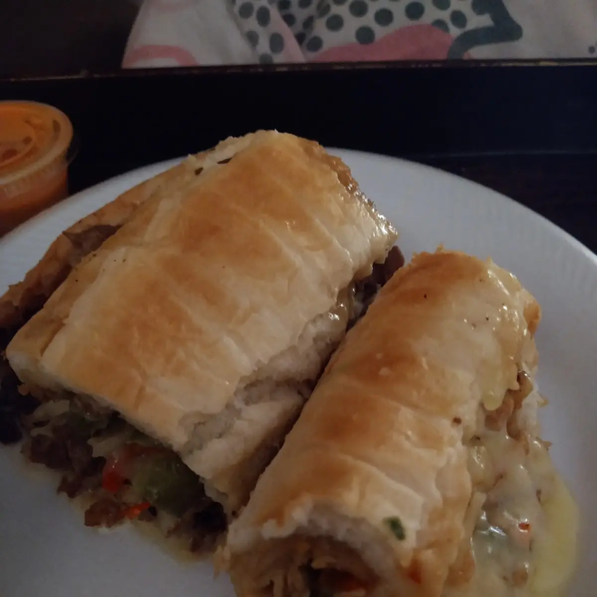 Philly Cheese Steak Sandwich & Chicken Philly