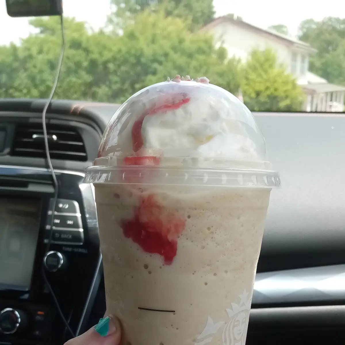 Strawberry Cheesecake Frappe