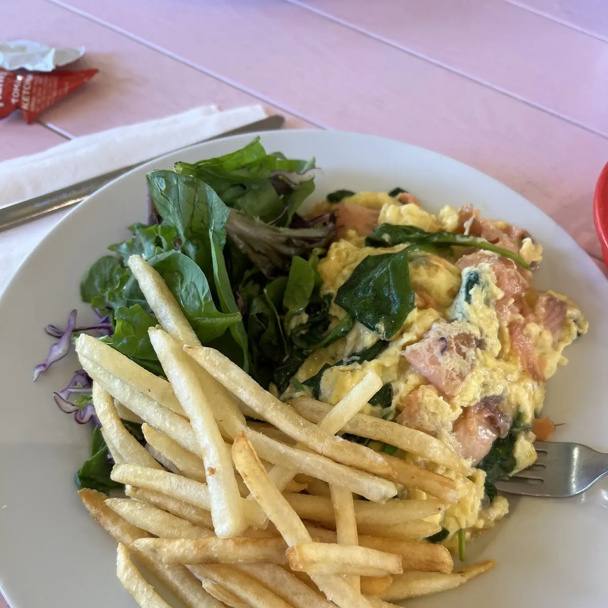 Smoked Salmon Scramble