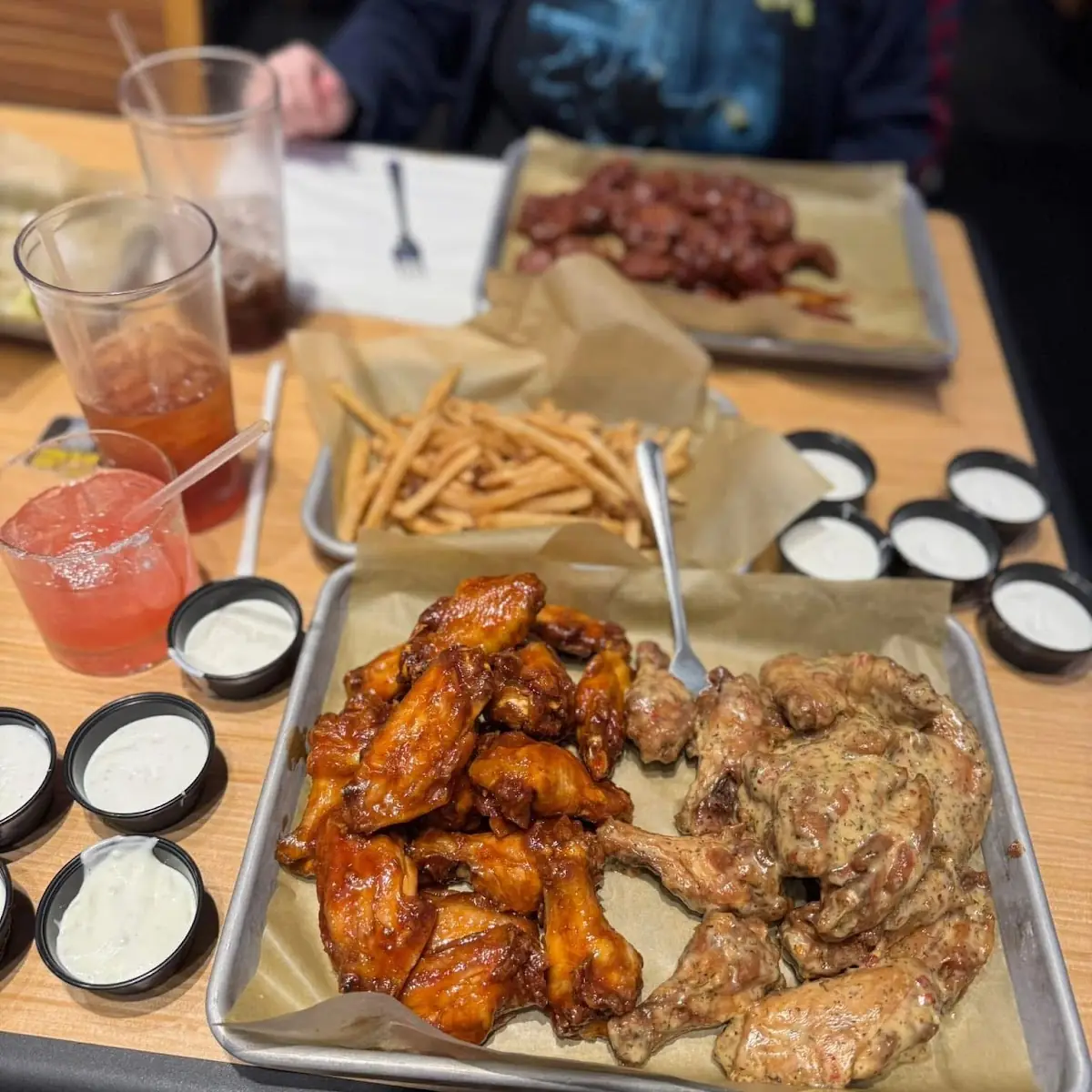 Buffalo Wings and Fries