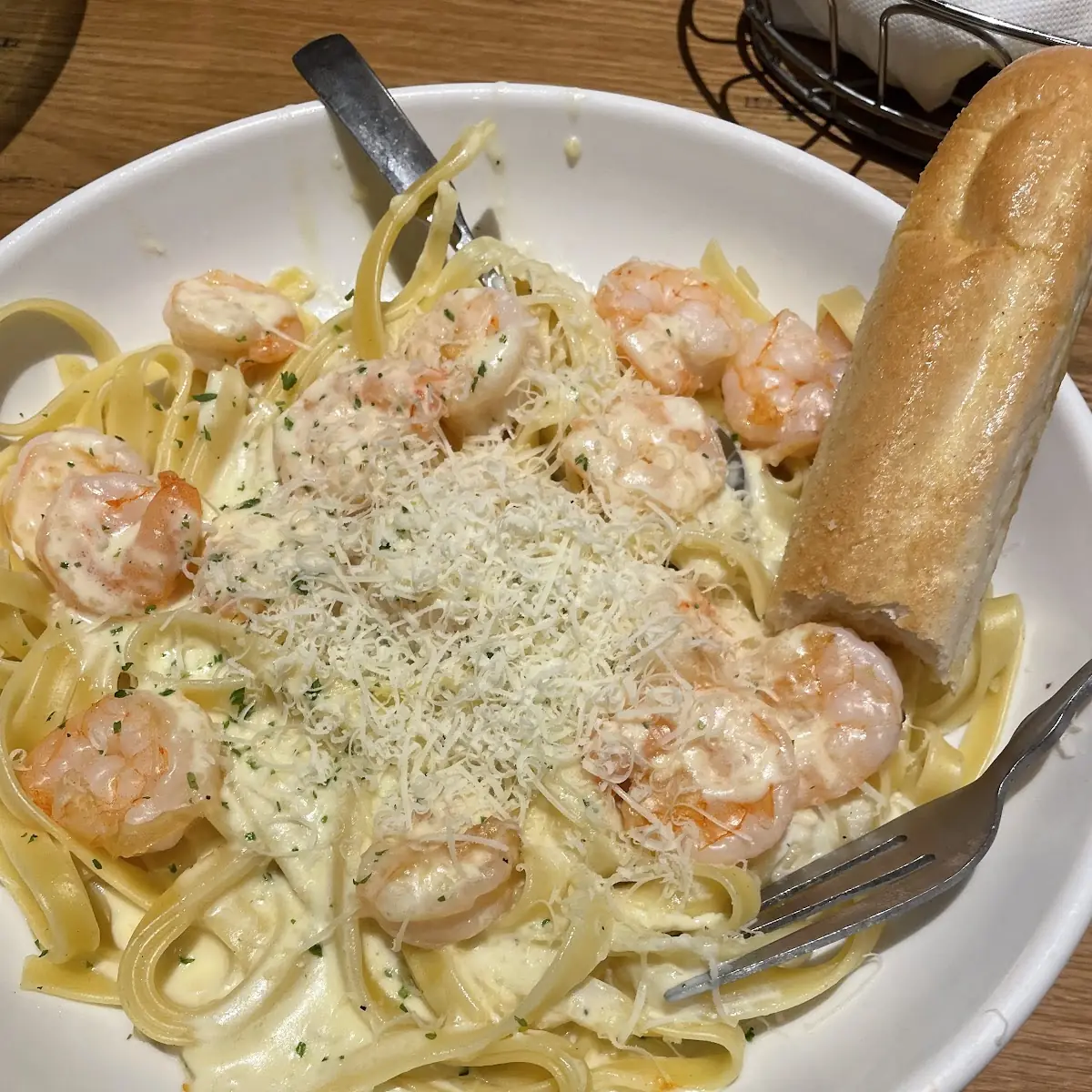 Shrimp Alfredo Pasta