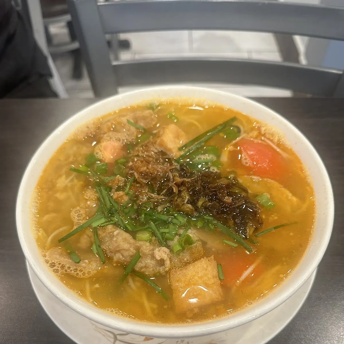 Crab Paste Noodle Soup