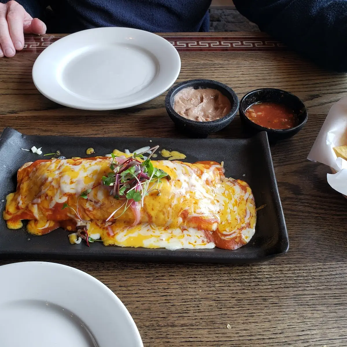 Burrito with Chipotle Sauce