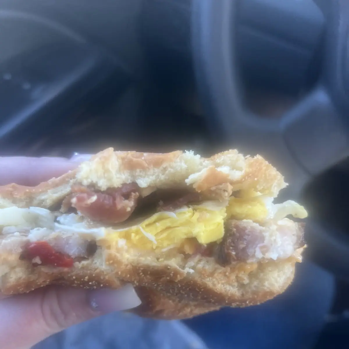 Wagon Train Breakfast Sandwich