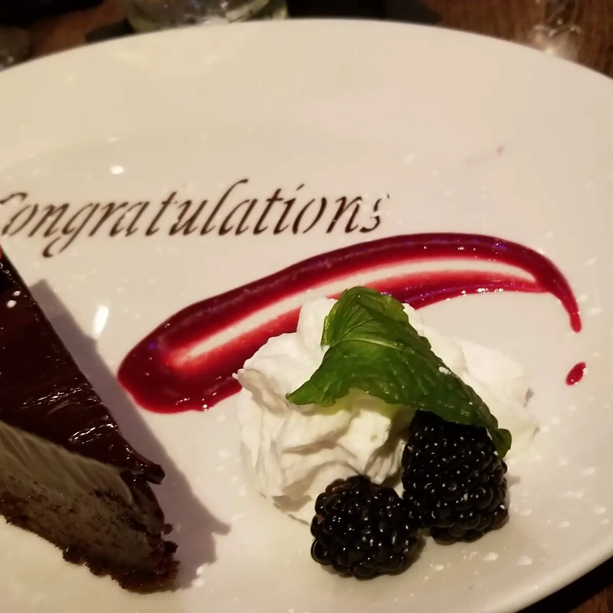 Dark Chocolate Flourless Fondue Cake