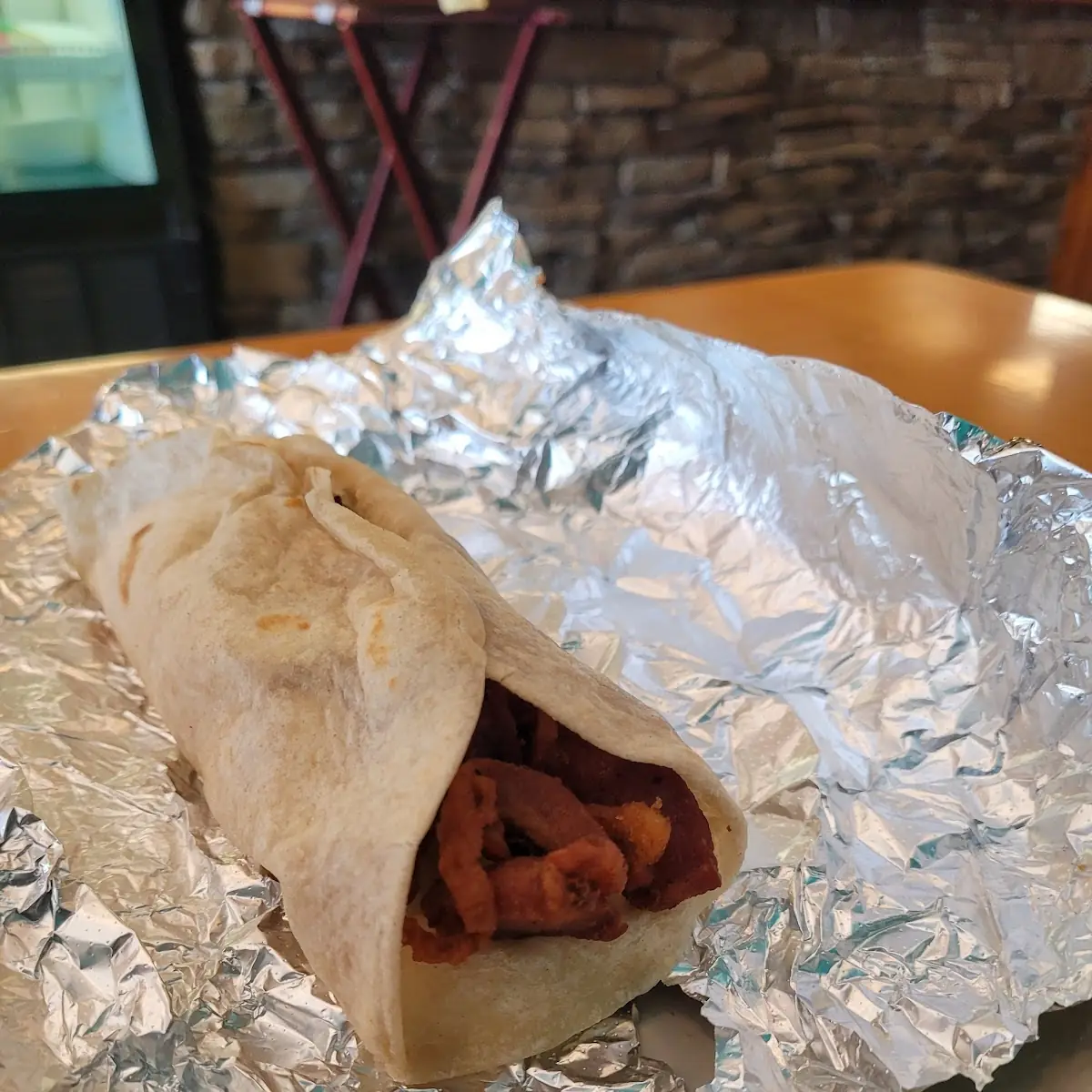 Breakfast Taco Bacon Egg and Cheese