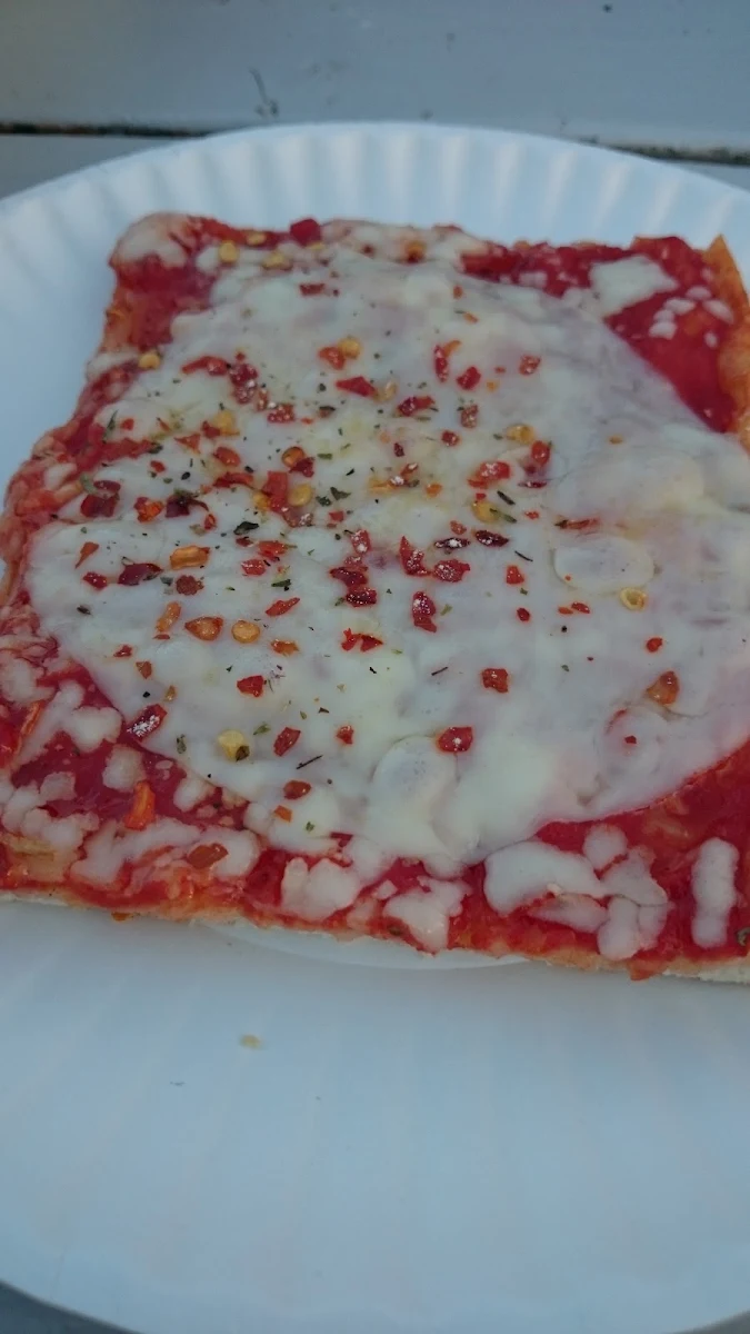 Thick Crust Cheese Pizza Slice