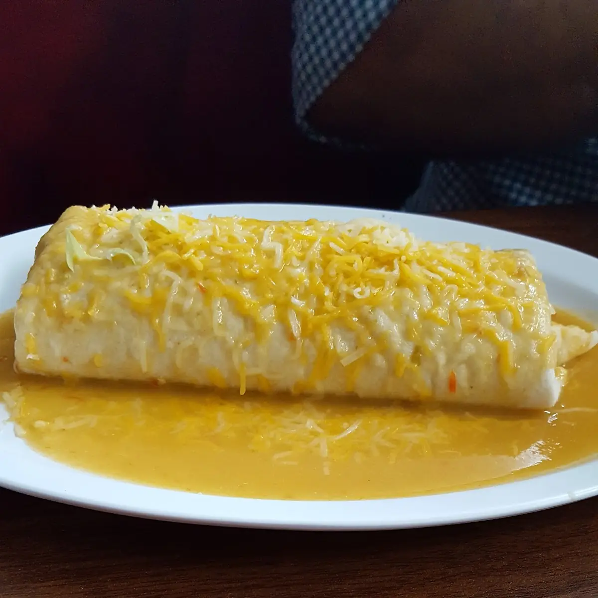 Smothered Bean Burrito
