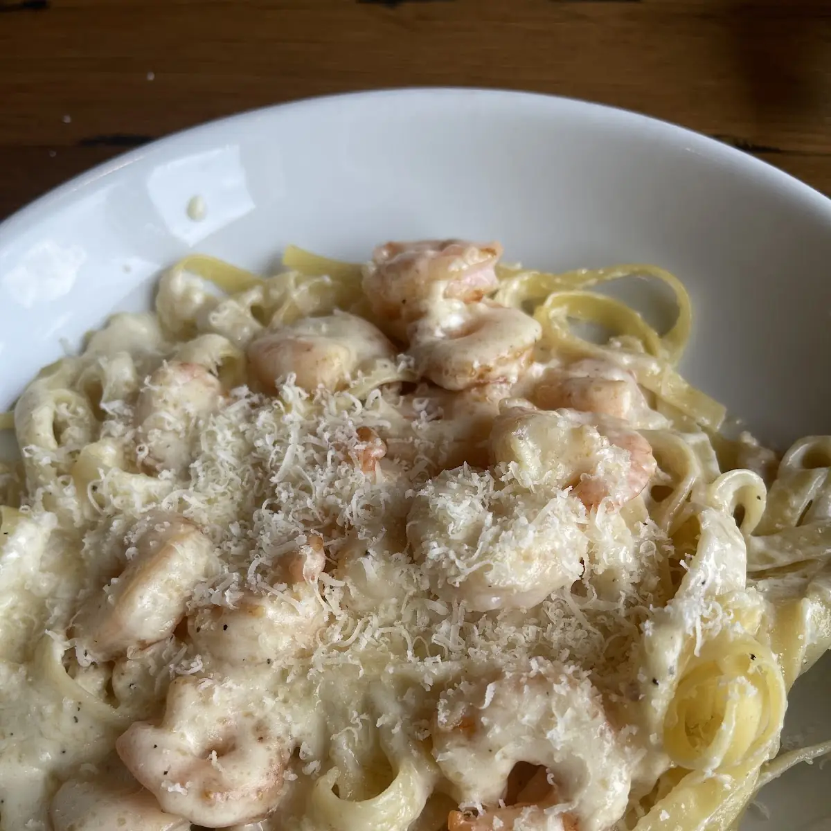 Chicken & Shrimp Carbonara
