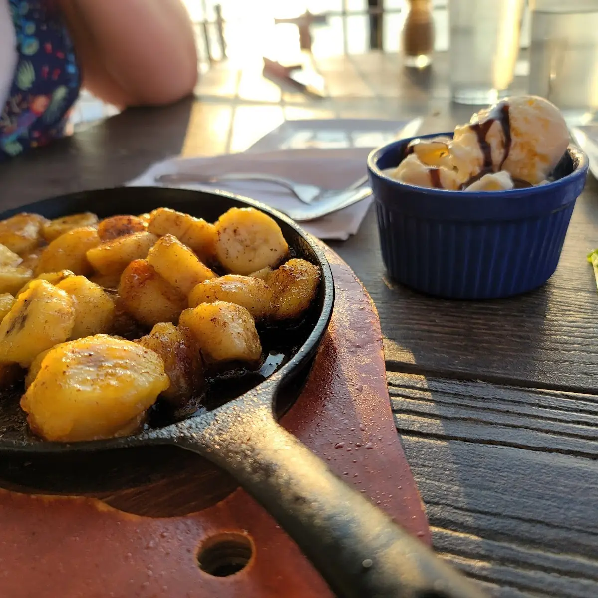 Bananas Foster with Vanilla Ice Cream