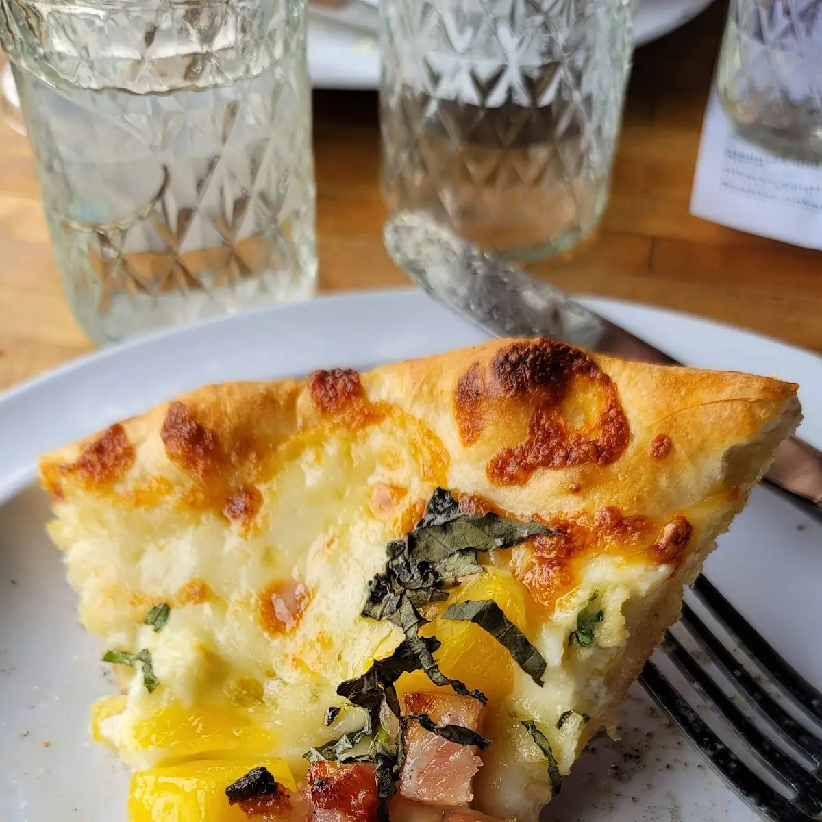 Peach Pizza