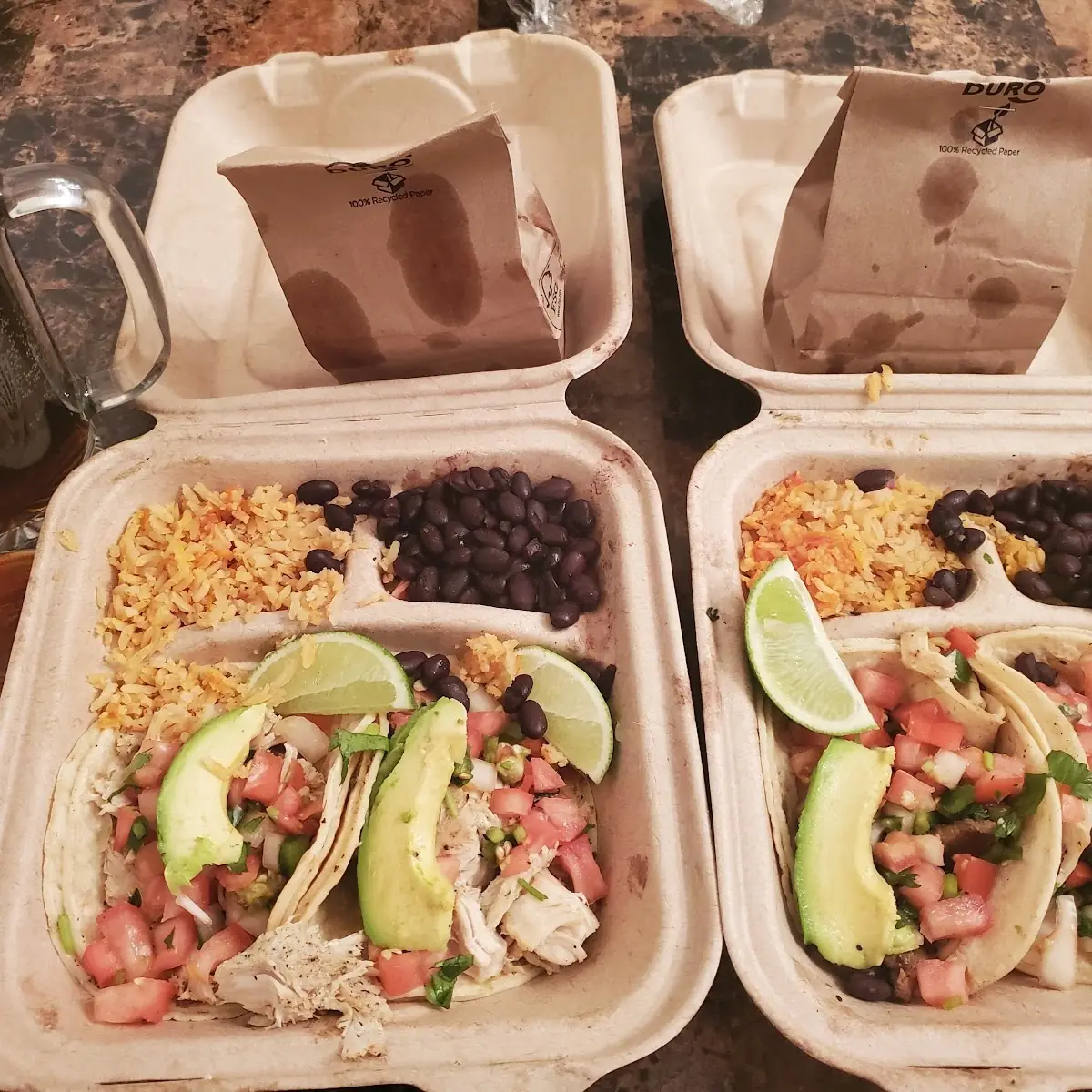 Chicken and Carne Asada Taco Platters