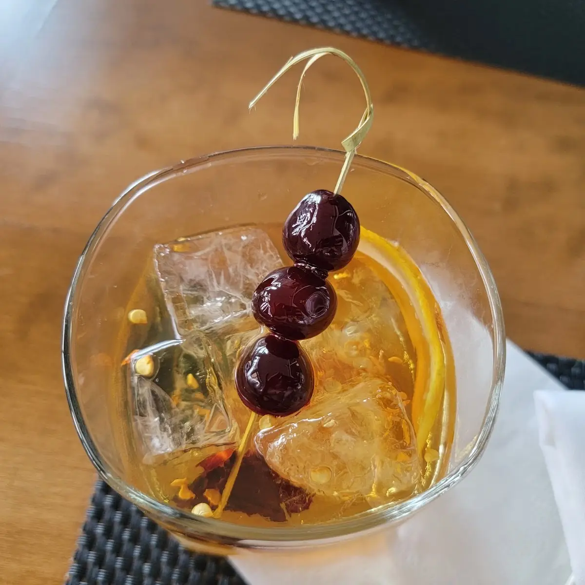 Blueberry Sin Old Fashioned