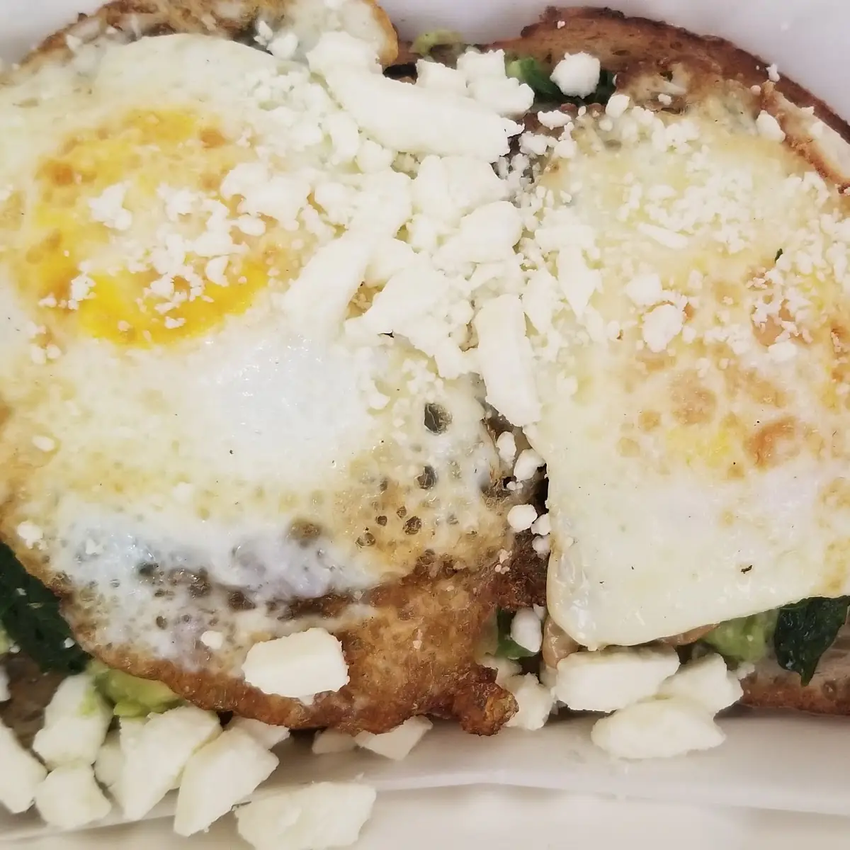 Avocado Toast with Two Eggs