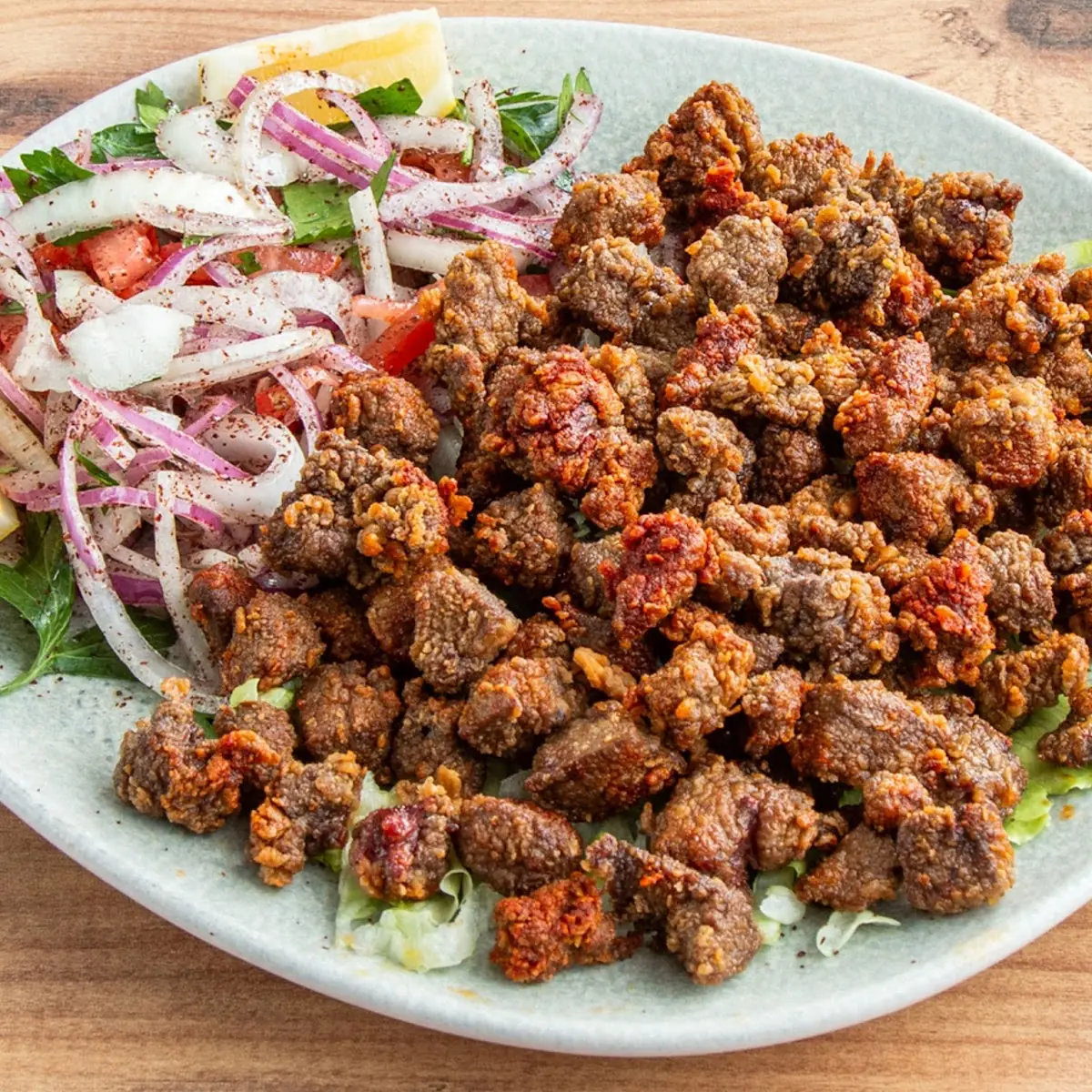 Pan-Fried Liver Arnavut Cigeri