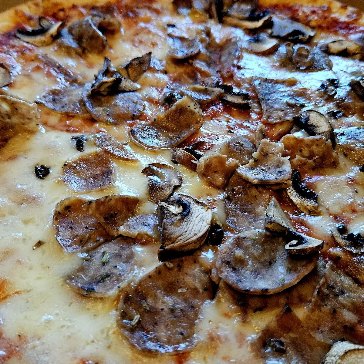 Sausage & Mushroom Pizza