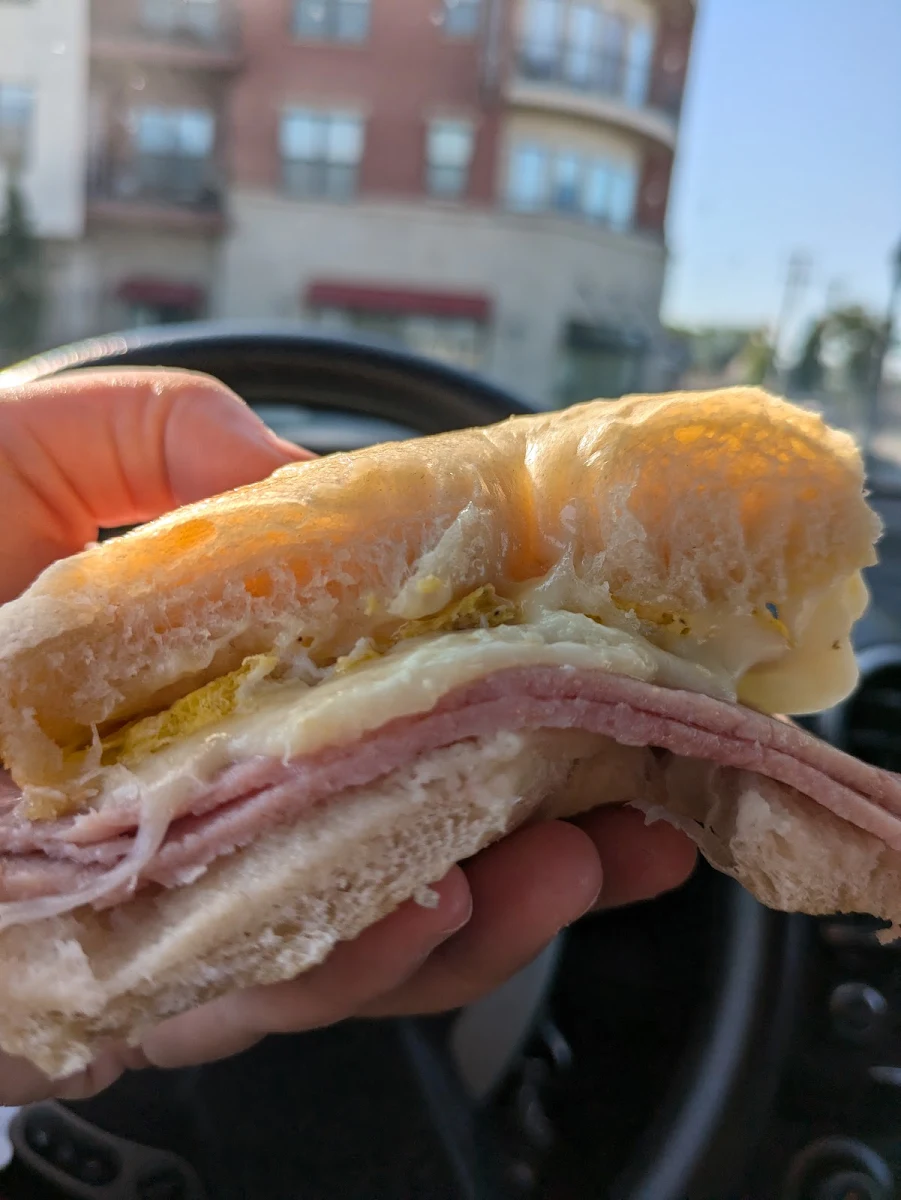 Ham Egg Cheese Bagel