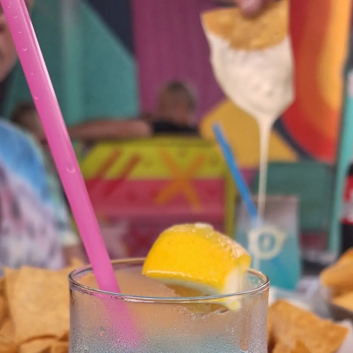 Margaritas and Queso Dip