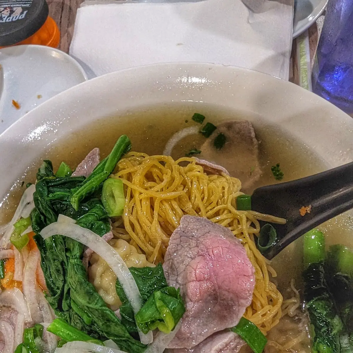 Wonton Egg Noodle Soup